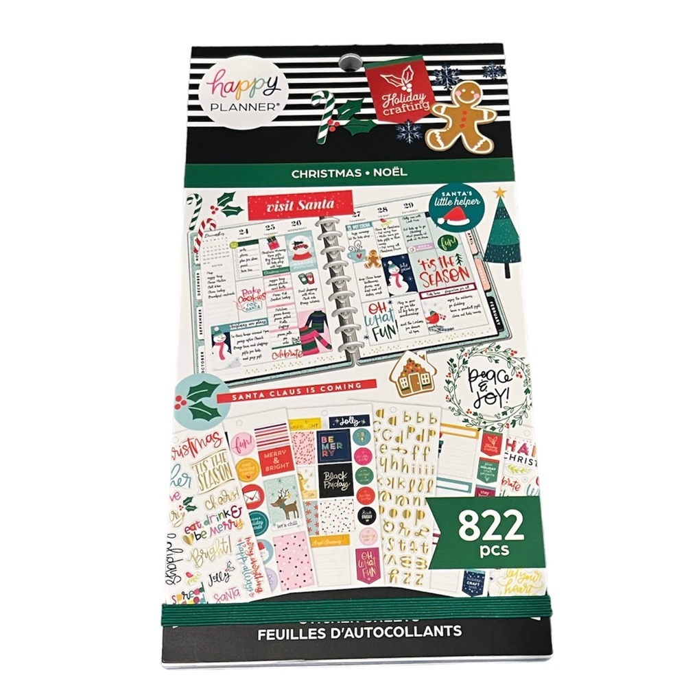 Happy Planner Christmas Noel Stickers